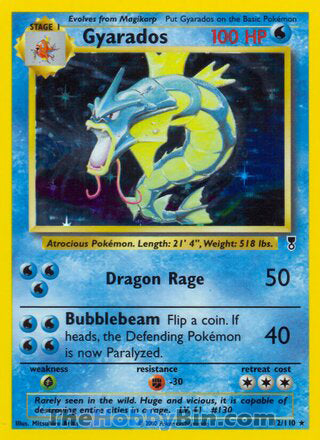 0012 Gyarados Holo Rare Legendary Collection