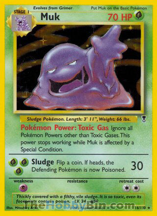 0016 Muk Holo Rare Legendary Collection