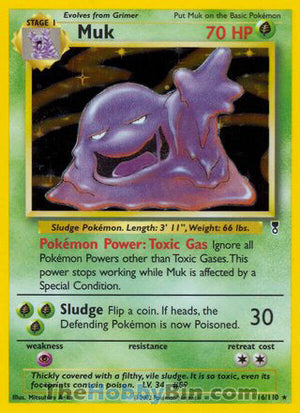 0016 Muk Holo Rare Legendary Collection