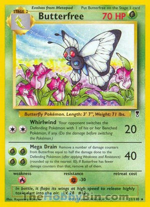 0021 Butterfree Rare Legendary Collection