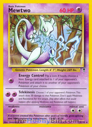 Mewtwo Legendary Collection Rare #29/110