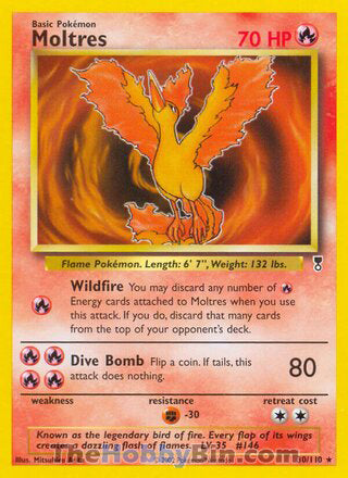 Moltres Legendary Collection Rare #30/110