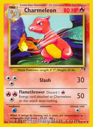 Charmeleon #37/110 Uncommon - Legendary Collection Pokemon card