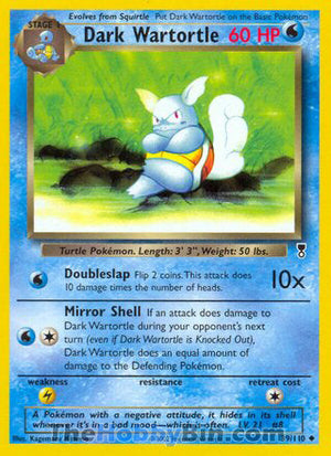 0039 Dark Wartortle Uncommon Legendary Collection