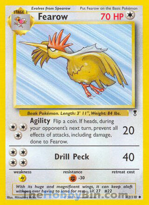 0042 Fearow Uncommon Legendary Collection