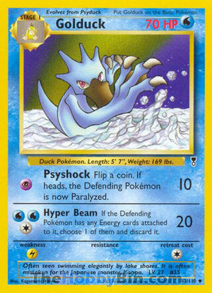 0043 Golduck Uncommon Legendary Collection