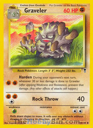 0044 Graveler Uncommon Legendary Collection