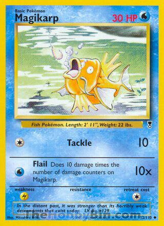 Magikarp #52/110 Uncommon - Legendary Collection Pokemon card