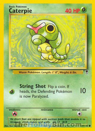 Caterpie #69/110 Common - Legendary Collection Pokemon card