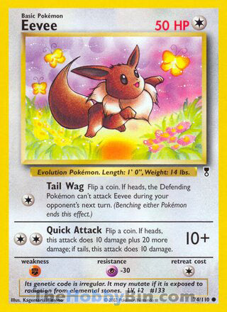 Eevee Legendary Collection Common #74/110