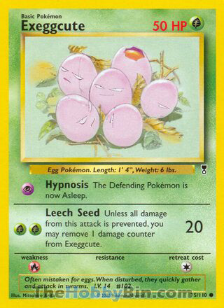 Exeggcute #75/110 Common - Legendary Collection Pokemon card