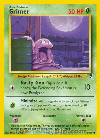 Grimer #78/110 Common - Legendary Collection Pokemon card