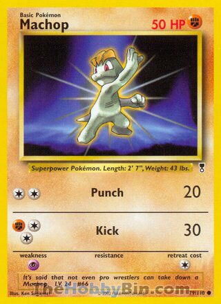 Machop #79/110 Common - Legendary Collection Pokemon card