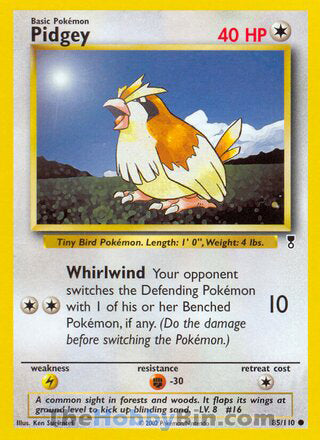 Pidgey #85/110 Common - Legendary Collection Pokemon card