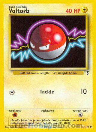 Voltorb #97/110 Common - Legendary Collection Pokemon card
