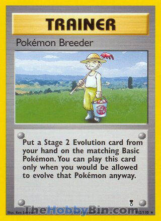 Pokemon Breeder #102/110 Rare - Legendary Collection Pokemon card
