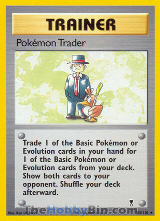 Pokemon Trader #103/110 Rare - Legendary Collection Pokemon card
