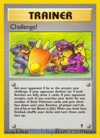 Challenge! #106/110 Uncommon - Legendary Collection Pokemon card