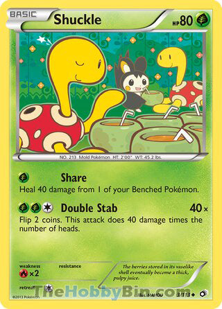 Shuckle Legendary Treasures Uncommon #3/113