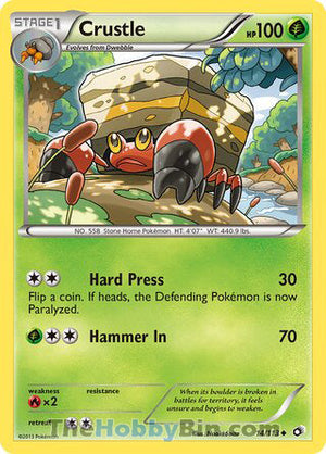 0014 Crustle Uncommon Legendary Treasures