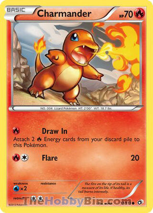 0017 Charmander Common Legendary Treasures
