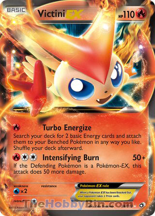 0024 Victini EX Ultra Rare Legendary Treasures