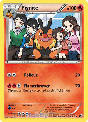 0026 Pignite Uncommon Legendary Treasures