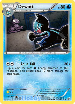 0038 Dewott Uncommon Legendary Treasures