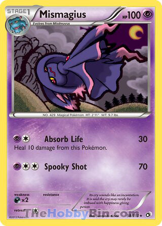 Mismagius #58/113 Rare - Legendary Treasures Pokemon card