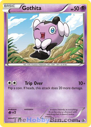0070 Gothita Common Legendary Treasures