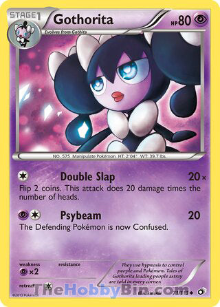 Gothorita #71/113 Uncommon - Legendary Treasures Pokemon card