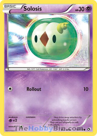 Solosis #73/113 Common - Legendary Treasures Pokemon card