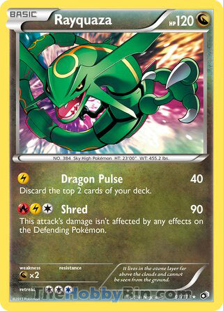 Rayquaza Legendary Treasures Holo Rare #93/113