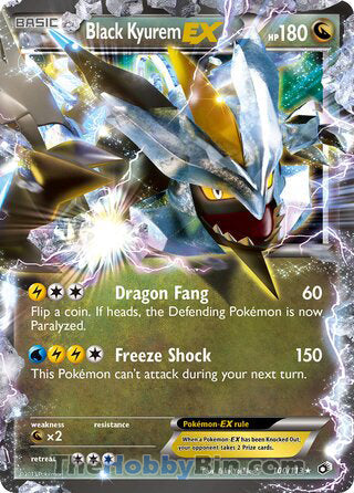 Black Kyurem EX #100/113 Ultra Rare - Legendary Treasures Pokemon card