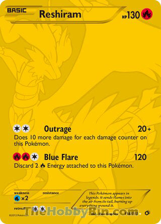 Reshiram #114 Secret Rare