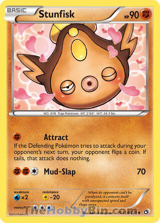 Stunfisk #RC12/RC25 Uncommon - Legendary Treasures Pokemon card