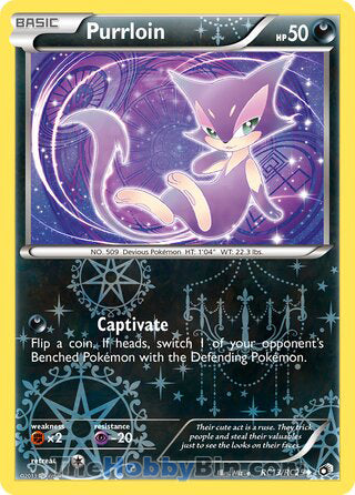 Purrloin #RC13/RC25 Uncommon - Legendary Treasures Pokemon card