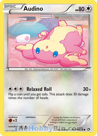 Audino #RC17/RC25 Common - Legendary Treasures Pokemon card