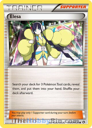 Elesa #RC20/RC25 Common - Legendary Treasures Pokemon card