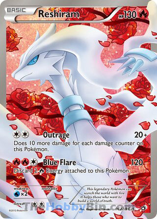 Reshiram Legendary Treasures Ultra Rare #RC22/RC25