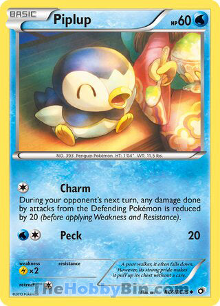 Piplup Legendary Treasures Uncommon #RC6/RC25