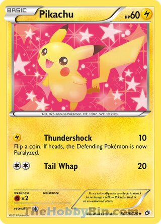 Pikachu #RC7/RC25 Uncommon - Legendary Treasures Pokemon card