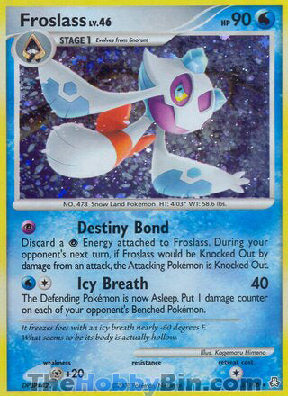 0003 Froslass Holo Rare Legends Awkended