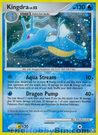Kingdra #7/146 Holo Rare - Legends Awakened Pokemon card