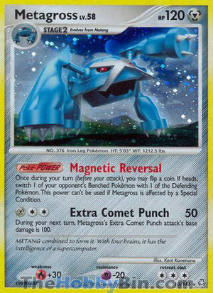 0010 Metagross Holo Rare Legends Awkended