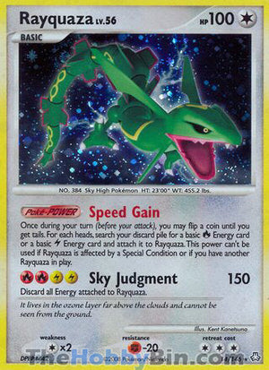 0014 Rayquaza Holo Rare Legends Awkended