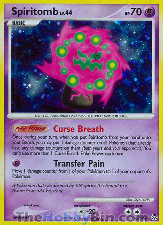 Spiritomb Legends Awakened Holo Rare #16/146