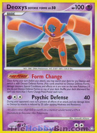 Deoxys Defense Forme Legends Awakened Rare #25/146