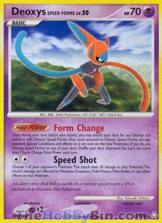 Deoxys Speed Forme Legends Awakened Rare #26/146