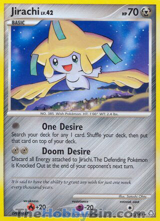 Jirachi #31/146 Rare - Legends Awakened Pokemon card